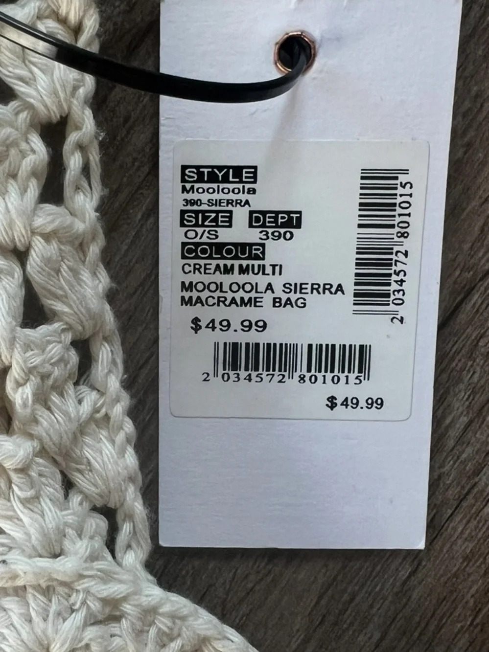 CITY BEACH CROCHET BEACH TOTE BAG